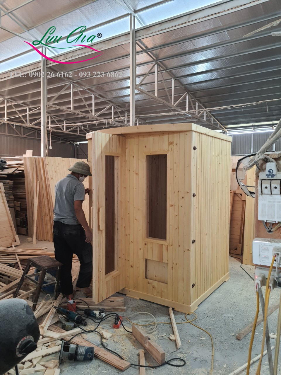 2 Lắp đặt phòng xông hơi gia đình tại mộc châu, sơn la