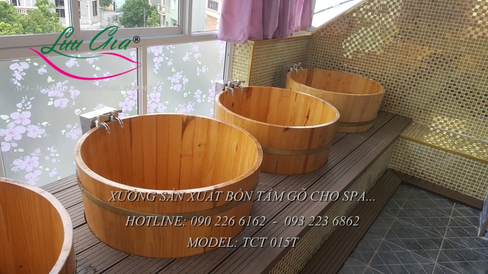 16 Bồn tắm gỗ tự nhiên cao cấp tại sầm sơn, thanh hoá