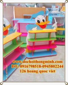 Tủ đồ chơi trẻ em hình vịt donal ngộ nghĩnh 