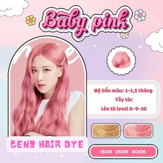 Thuốc nhuộm tóc Baby Pink - Genz Hair Dye 
