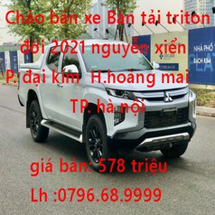 Chào bán xe bán tải tritong đời 2021 