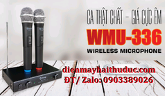 Micro không dây Arirang WMU-336 hàng chính hãng bảo hành toàn quốc 