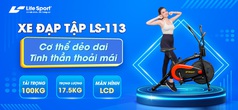 Xe Đạp Tập LifeSport LS-113   Cùng Thiết Kế Chắn Chắn 