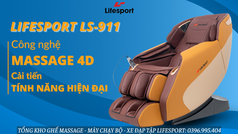 Ghế Massage LifeSport LS-911   Giá bao nhiêu 