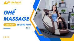 Ghế Massage LifeSport LS-2800 Plus   Trả Góp 0 