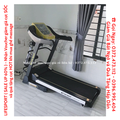 Máy Chạy Bộ LifeSport LS-4000 Plus   Hỗ trợ luyện tập 