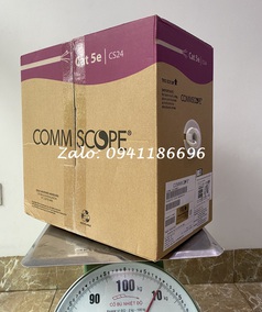 Dây cáp mạng Commscope, cáp mạng liền nguồn chạy ngời Cat5e, Cat6, Cat7 chính hãng giá rẻ tại Hà Nội...