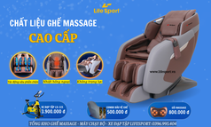 Mua 1 Tặng 3   Ghế Massage Toàn Thân LifeSport LS-399 