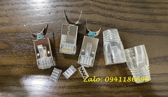 Modular Plug Kit, Đầu bấm hạt mạng Cat6A FTP chống nhiễu 8 chân đồng có đuôi quặp 