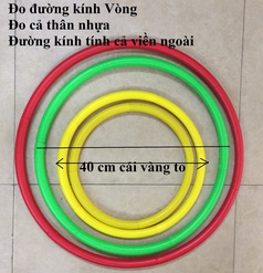 Vòng nhựa tập thể dục theo sách Kết Nối Trí thức 2024, học sinh, cấp 1, lớp 4, ship cod...