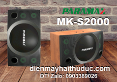 Loa Karaoke Bass 305mm Paramax MK-S2000 Giảm giá thật 20 