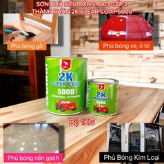 Sơn bóng 2k Clear sơn xe máy được và sơn xe hơi được 