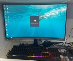 Thanh lí màn hình tính samsung cong 27inch 