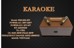 Loa Xách Tay Karaoke Nghe nhạc K0K:20B-20T - Mẫu Mới 2024 