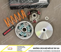 Độ nồi xe tay ga để xe chạy nhanh và bốc hơn 