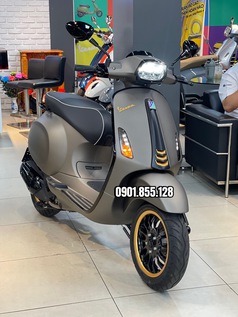 Vespa Sprint Xám Cát Cực Đỉnh Đẹp ở Bình Dương 