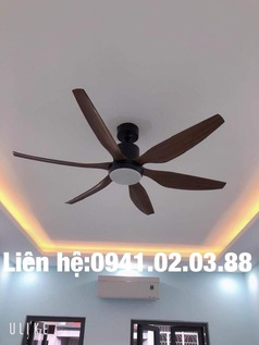 Quạt trần 6 cánh ABS , động cơ DC siêu tiết kiệm 