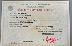Phần mềm In bằng Tốt nghiệp THCS trên máy Oliverty Pr2  Pr2 Oliverty Plus 