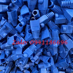 Sẵn Kho Đầu Chụp mạng CAT5.CAT6.CAT6A.CAT7 màu xanh - vàng - ghi 