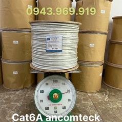 Cáp mạng ANCOMTECK Cat6A F/UTP 4 Pair 23AWG LSZH White 305m/Cuộn   Chính Hãng   Giá Tốt Nhất...