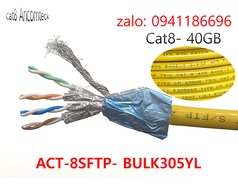 Annam chuyên phân phối cáp mạng Cat7/Cat8 lõi lụa, cáp chống nhiễu Cat6A FTP- UTP Ancomteck, commsco 