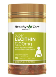 Mầm Đậu Nành Úc Healthy Care Super Lecithin 1200mg 100 Viên 