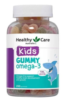 Kẹo Dẻo Bổ Mắt Cho Bé Healthy Care Kids Gummy Omega-3 250 Viên 