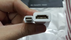 Cáp Mini Displayport To HDMI - Dùng để nối laptop với tivi 