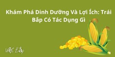 Khám Phá Dinh Dưỡng Và Lợi Ích: Trái Bắp Có Tác Dụng Gì 