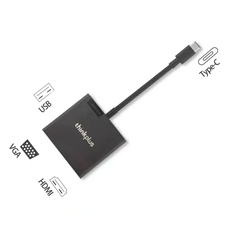 Cáp type C ra HDMI - VGA và USB - 3 trong 1 - Lenovo Thinkplus Type C USB-C 3-in-1...