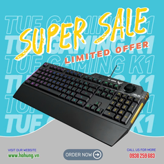 Bàn phím máy tinh ASUS TUF Gaming K1 