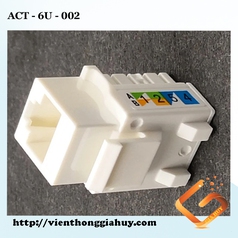 Nhân mạng RJ45 CAT6 , ACT-6U-002 Ancomteck hàng chính hãng đầy đủ giấy tờ chứng nhận full VAT 