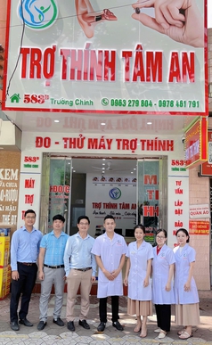 Trải nghiệm không gian đo thính học và lắp đặt máy trợ thính chuyên nghiệp tại Trợ Thính Tâm An...