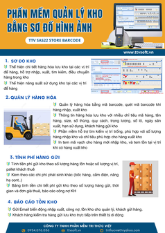 Quản lý kho vị trí hàng có tích hợp mã vạch 