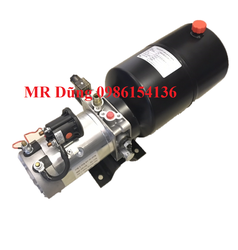 Bộ nguồn thủy lực mini Cho Xe bưởng nâng . bửng nâng hạ 