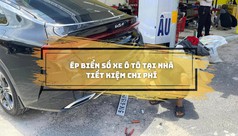 Dịch vụ ép biển số xe ô tô tại nhà: tiết kiệm chi phí 