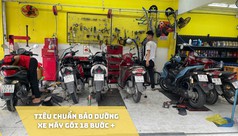 Gói bảo dưỡng xe máy 18 bước   chuyên nghiệp 