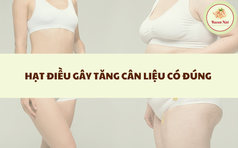 Hạt điều gây tăng cân liệu có đúng 