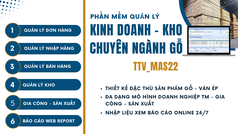 Phần mềm quản lý kinh doanh kho gỗ 