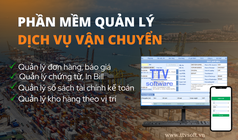 Phần mềm quản lý đơn hàng, chừng từ vận chuyển TTV 