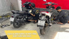 Bảo dưỡng xe máy tổng quát cho mùa cuối năm 2024 