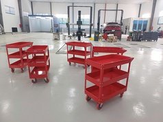 Mẫu xe đẩy, kệ đựng đồ nghề 3 ngăn tại NPRO 