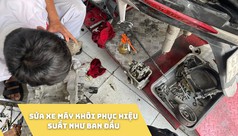 Sửa xe máy giúp khôi phục công suất và hiệu suất vận hành 