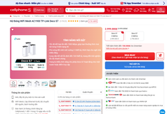 TL bộ Wifi Mesh Deco S7 1900 bản 3 Pack còn nguyên siu chưa qua sử dụng 