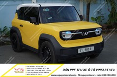 Dán PPF TPU cho Vinfast VF3: Tăng cường độ bền và thẩm mỹ 