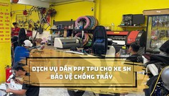 Dán PPF TPU cho xe SH   Bảo vệ sơn, giữ xe luôn mới 