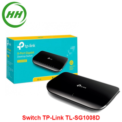 Bộ chuyển mạch để bàn Gigabit 8 cổng TL-SG1008D 10/100/1000Mbps 