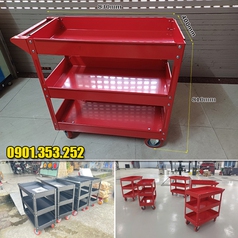 Xe để đồ nghề 3 ngăn KT C810xD830xR400mm 