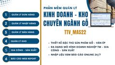 Phần mềm quản lý kinh doanh kho gỗ nguyên liệu, ván ép 