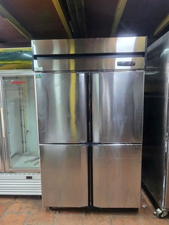 Tủ đông,mát inox 4 cánh hiệu leejan dung tích 1200l nhập khẩu đài loan 